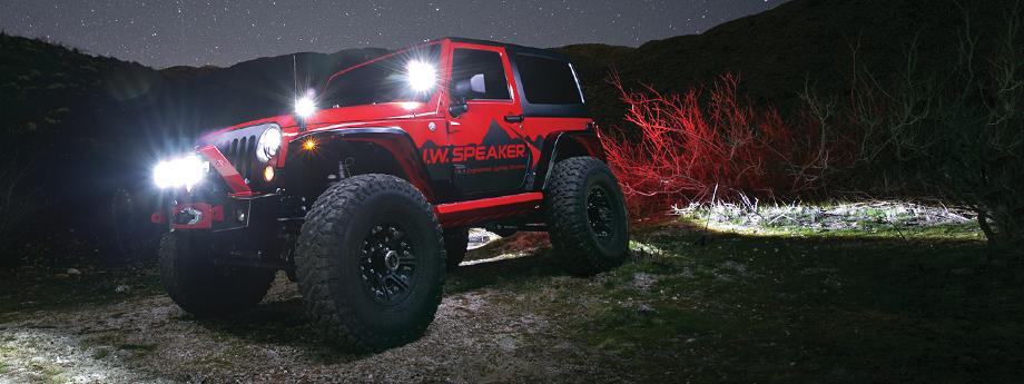 J.W. Speaker is the Official Lighting Sponsor of the 2017 Jeep Jamboree Events!