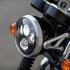 LED Motorcycle Headlight Adapter Kit 101 with 8700 evolution 2, Installed on Triumph Motorcycle