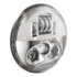 LED Motorcycle Headlight Model 8780 Chrome 3/4 View