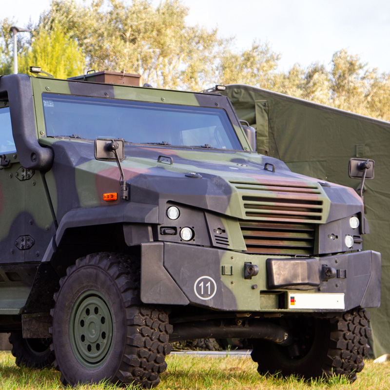 157 LED side marker light application for military