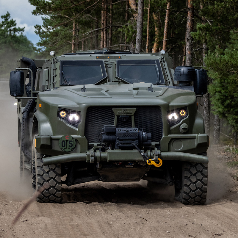 8630 PAR46 LED headlight application for military