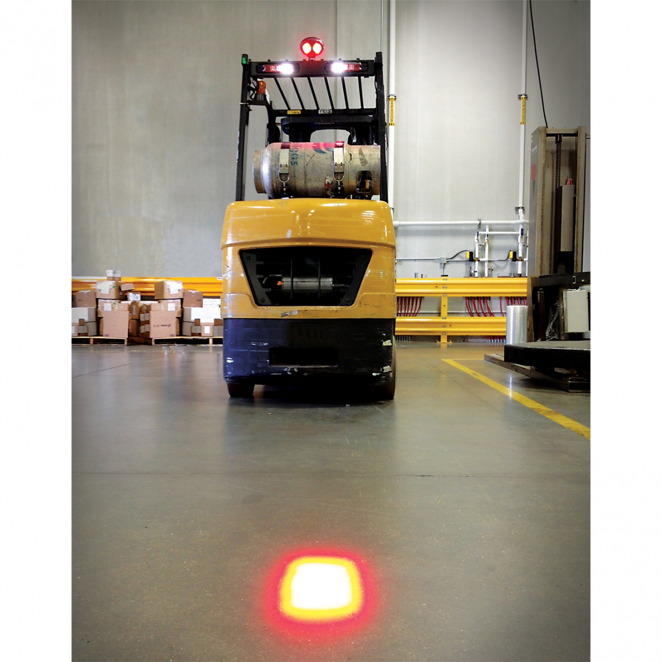 LED Forklift Safety Lights and Warning Lights Model 770 RED