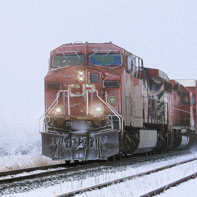 8770 LED Heated Headlights on Locomotive