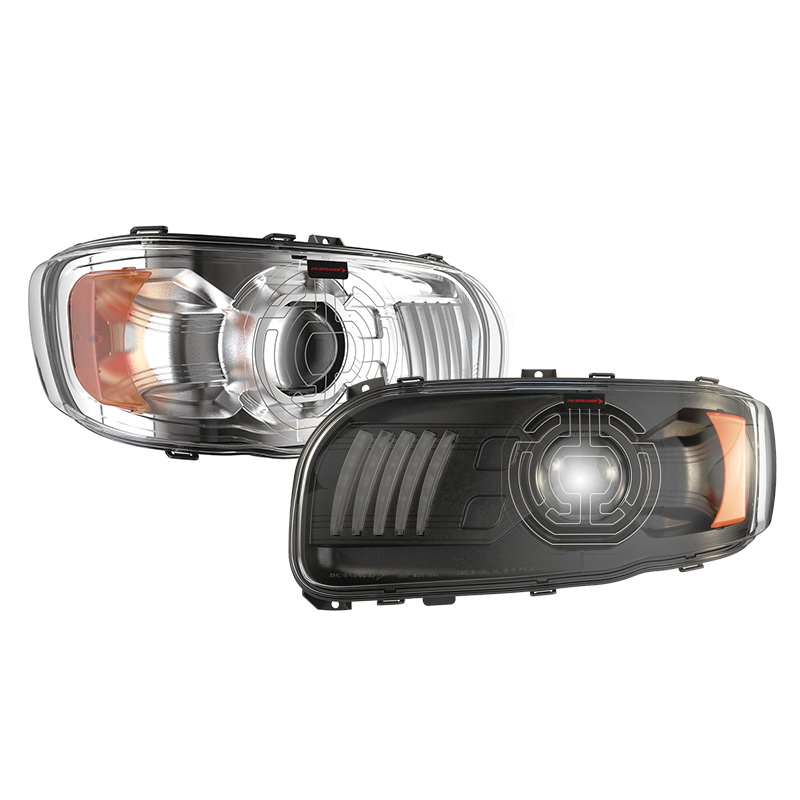 9600 LED Heated POD Headlights Scroller