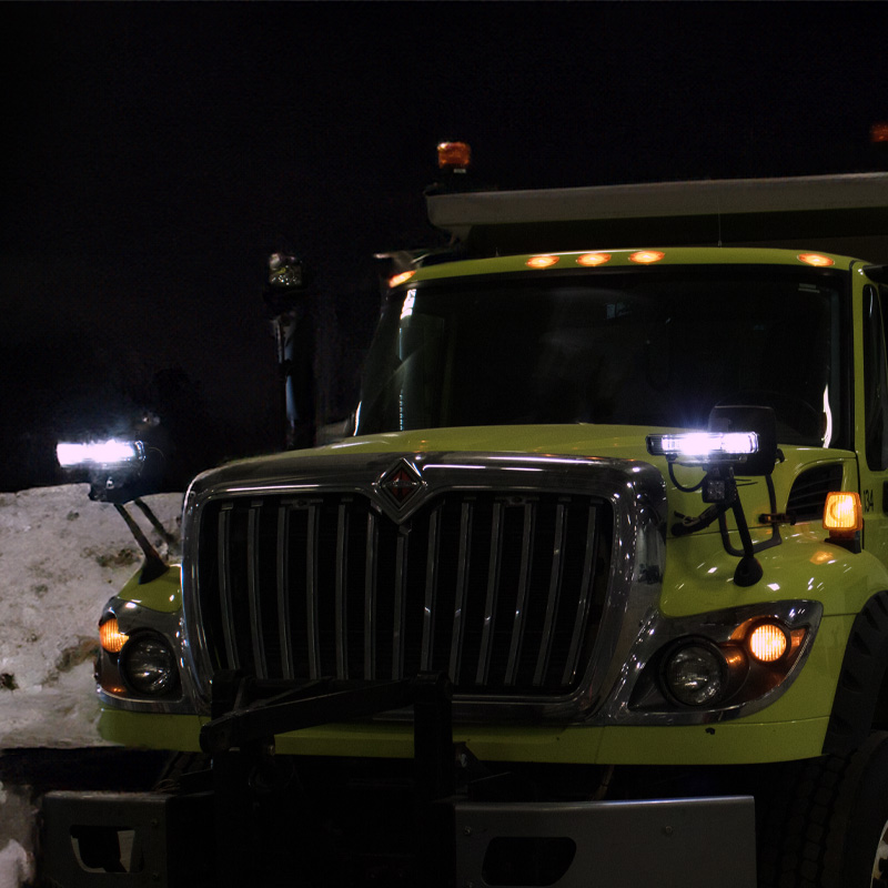 9900 LED Low Profile Heated Snow Plow Headlights