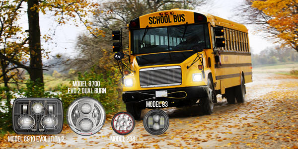 J.W. Speaker -LED Headlights and Tail Lights Model 234, 8700, 8910 and Model 93