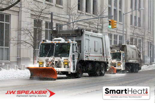 J.W. Speaker - LED Headlights and Work Lights Model 274, 8700, & 9900 Refuse Truck