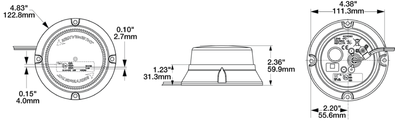 J.W. Speaker - Model 407 Slim - Dimensions - 2024