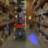 J.W. Speaker - Model 6150 Safety Light BLUE - Scissor Lift