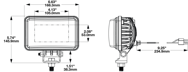 Model 8801 Part 0560041 Dimensions