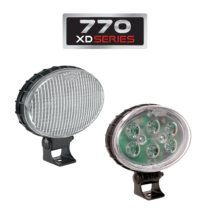 LED Work Light Model 770 XD Flood and Spot Beam 3/4 View