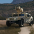 Model 8700 Military Headlight on Light Tactical Vehicle