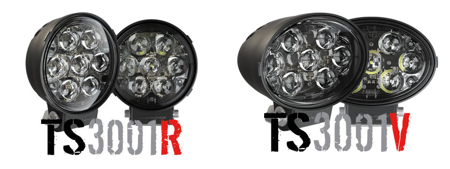 J.W. Speaker LED Off Road Lights - Model TS3001V and TS3001R Auxiliary Lights