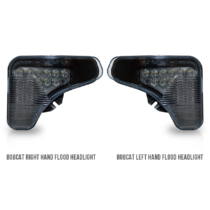 LED Bobcat Right and Light Hand Flood Headlights