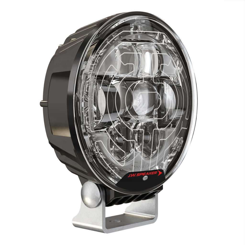 LED Headlight Model 8633 Evo Heated 3/4 View