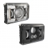 LED Headlight Model 8800 Evolution 2: Heated High Beam (Top) and Non-Heated Low Beam (Bottom)