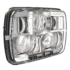 Led Headlight Model 8910 EVO 2 Heated Lens Chrome 3/4 View