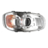 Peterbilt 389 LED Headlight Model 9600 RH Chrome 34 View