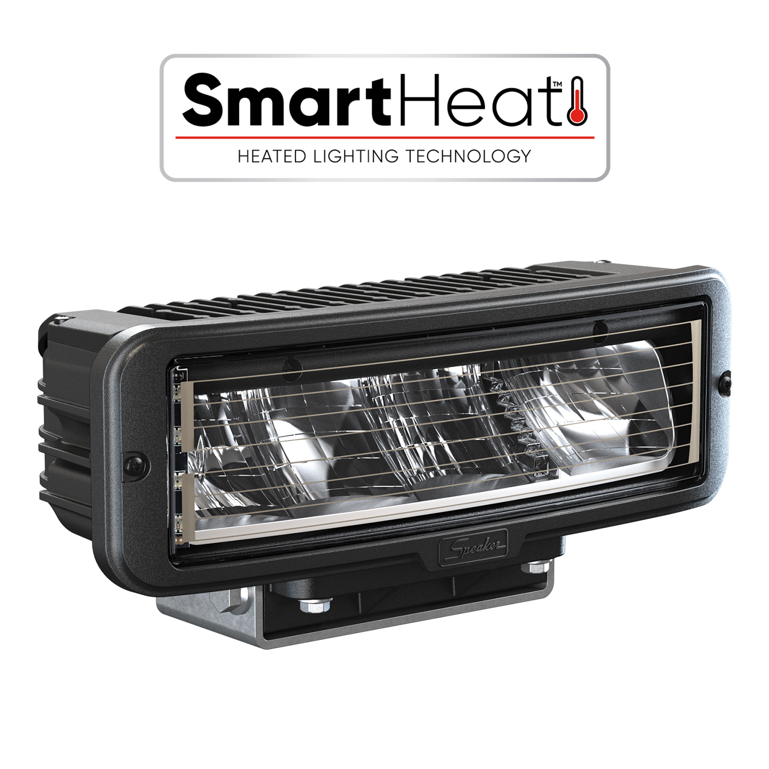 The Model 9800 Heated LED headlights from J.W. Speaker feature SmartHeat technology to automatically de-ice lneses!