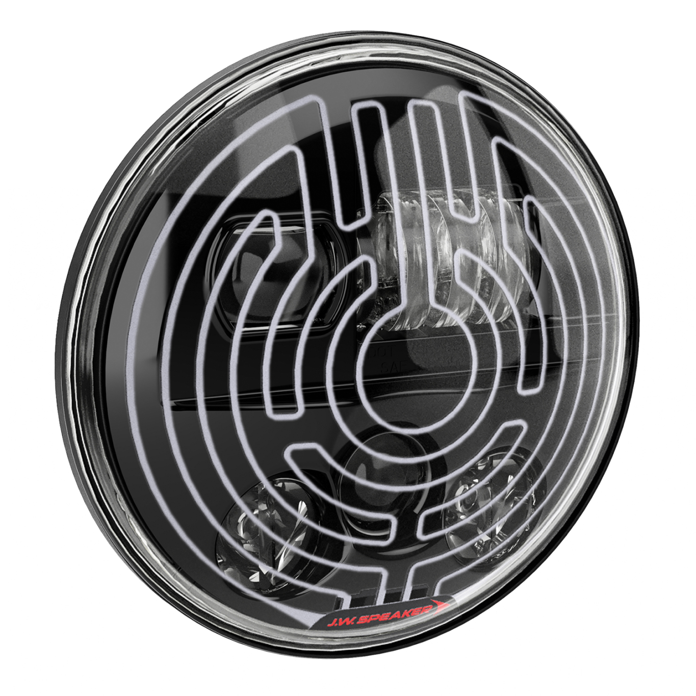 LED Headlights Model 8730 Shallow 7″ Round