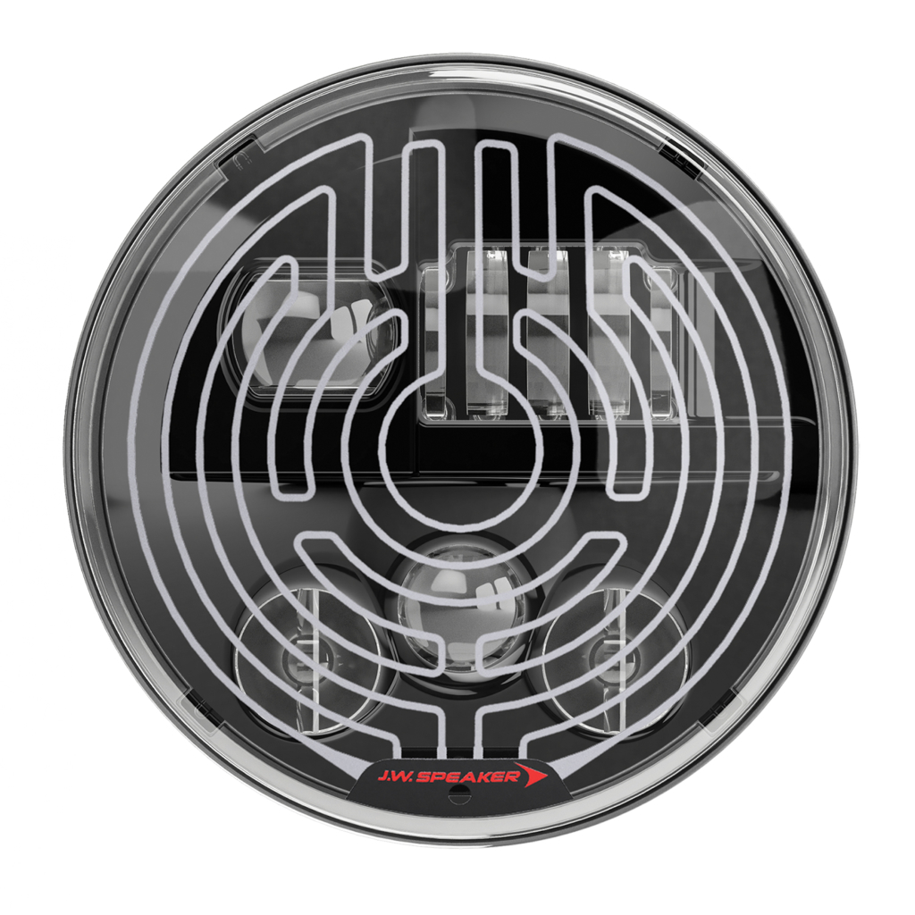 LED Headlights Model 8730 Shallow 7″ Round