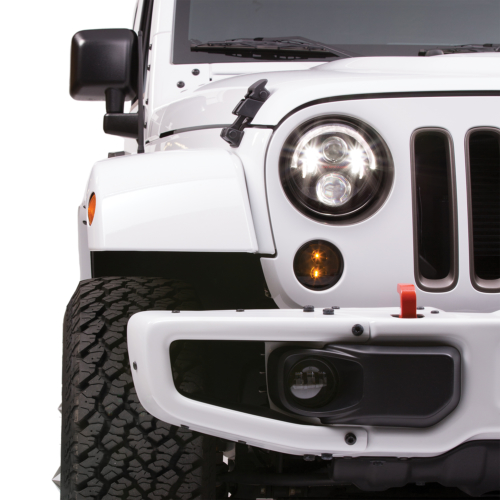 Jeep LED Headlights - Model 8700 Evolution J2 Off Road Headlights