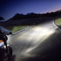 LED Adaptive Motorcycle Headlights from J.W. Speaker | Model 8790 Adaptive on the Road