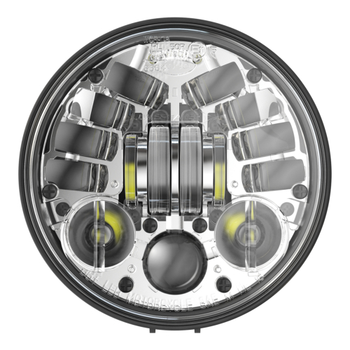 J.w. speaker- Phare rond à LED Adaptive 2 - Homologué ECE - 7 de diamètre  - BMW, Ducati, Harley-Davidson, Moto Guzzi, Triumph & Victory - Noir-  20011773-0555011 – Kustom Store Motorcycles