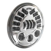 7" Round LED Motorcycle Headlights - Model 8790 Adaptive 2 - LED