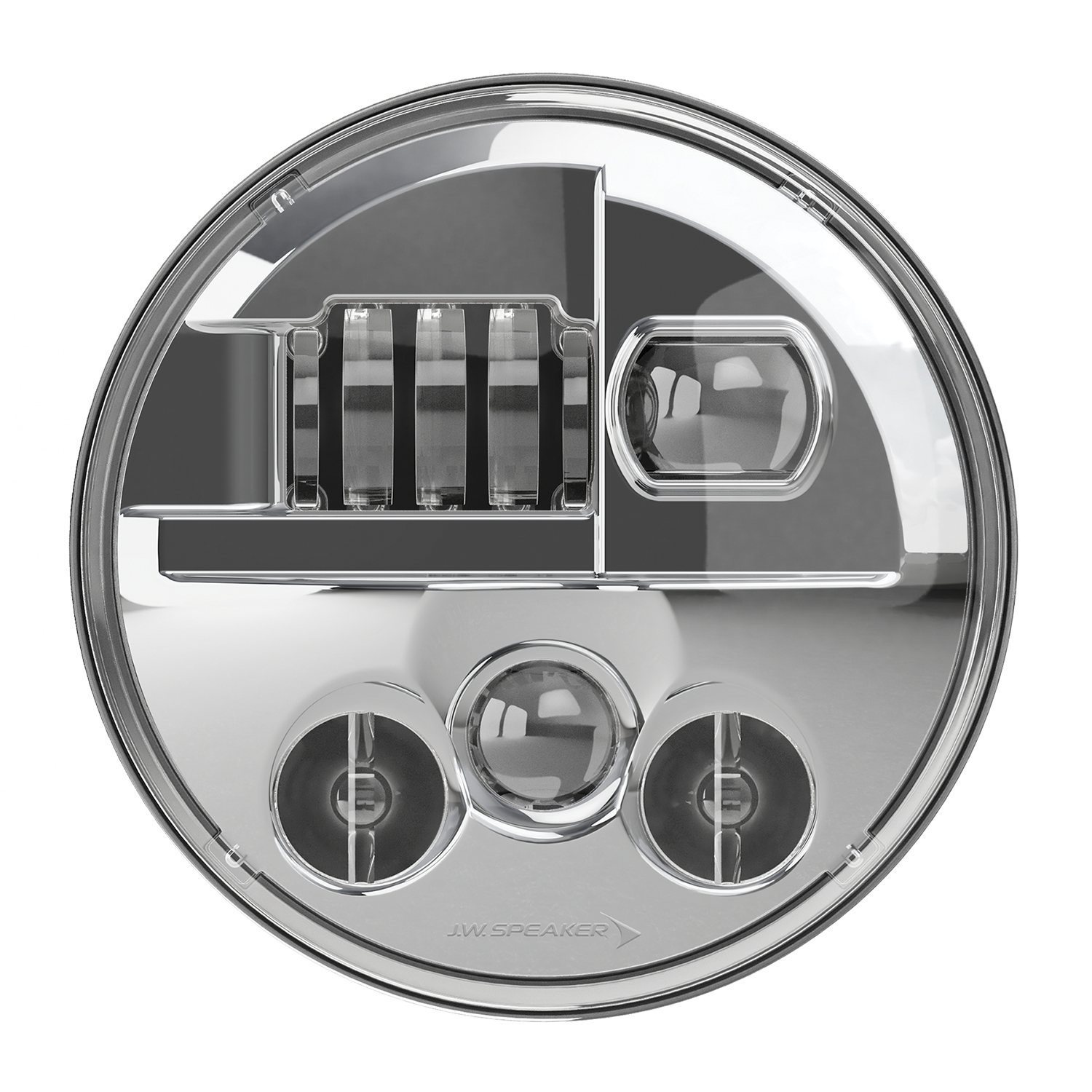 LED Headlights Model 8730 Shallow 7″ Round