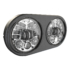 LED Road Glide Headlight model 8692 Adaptive 2 with Chrome Bezel - 3/4 view