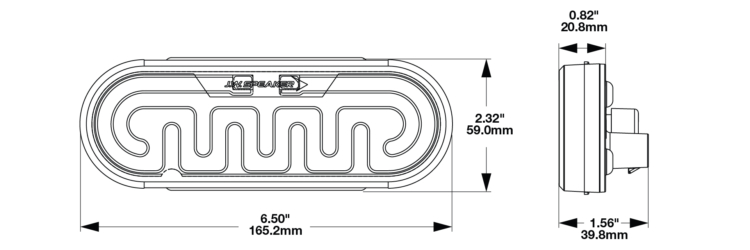 LED Signalization Light Model 274 dimensions 2019