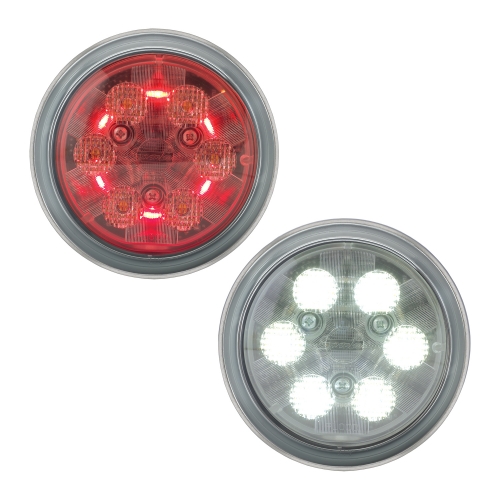 LED Work and Tail Light Model 6043 Combined View
